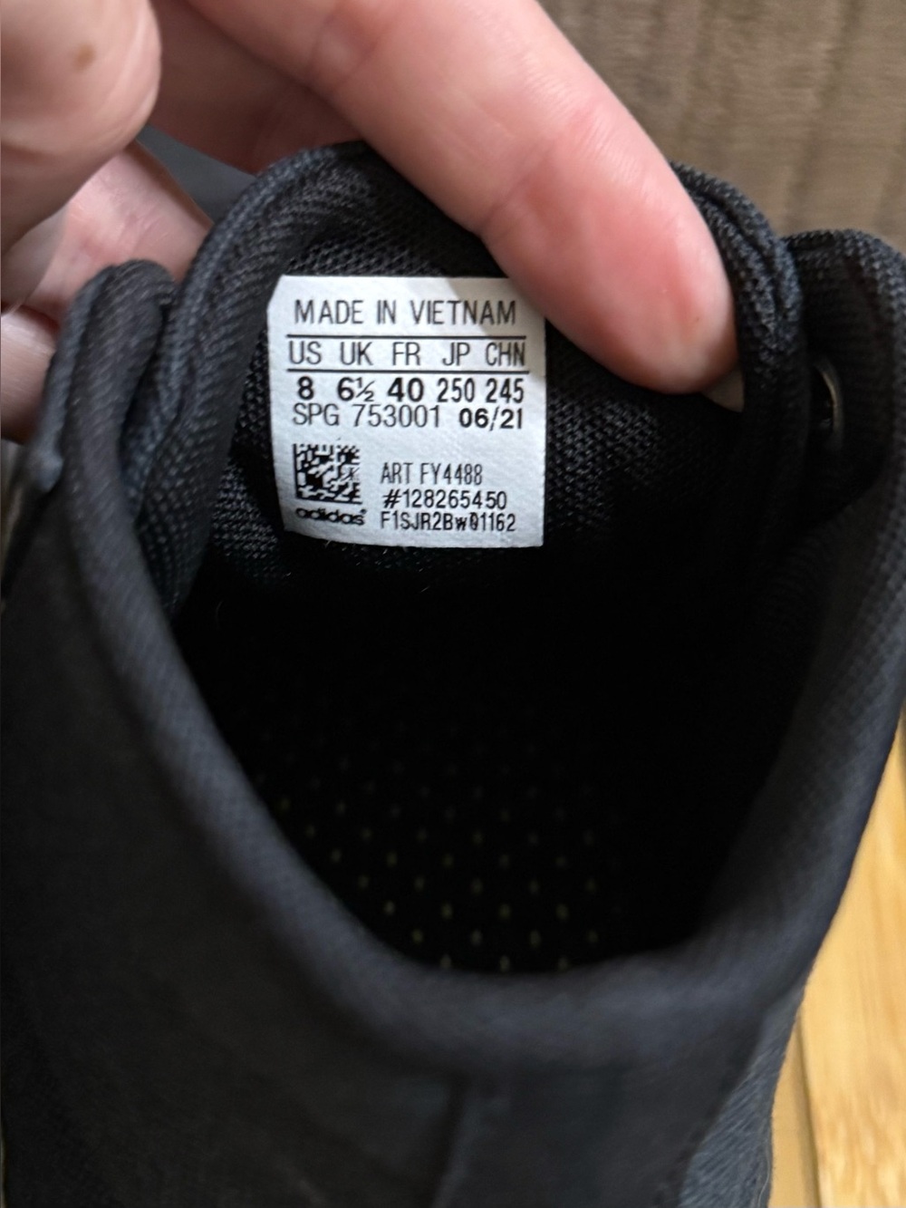 adidas Women’s Bravada Mid Canvas Sneakers in Black & White, Size 8 - Picture 9 of 14